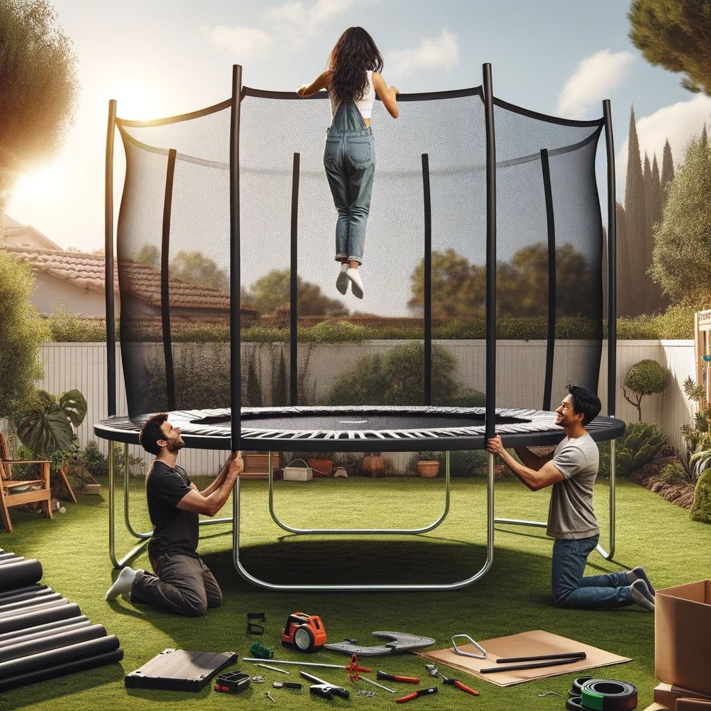 Springfree Trampoline Install Steepleton