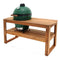Acacia Hardwood Table for XL EGG (61inLx32inWx31inH)                               (Casters optional - not included )