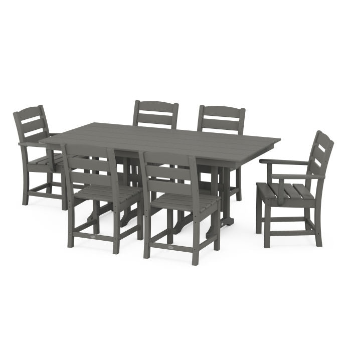 Lakeside 7-Piece Farmhouse Dining Set